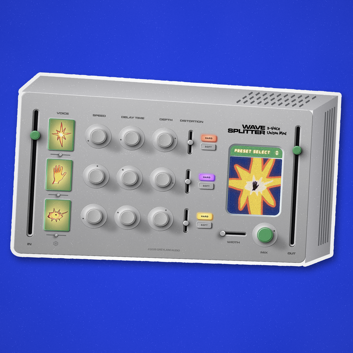 Wave Splitter: 3-Voice Unison Mod