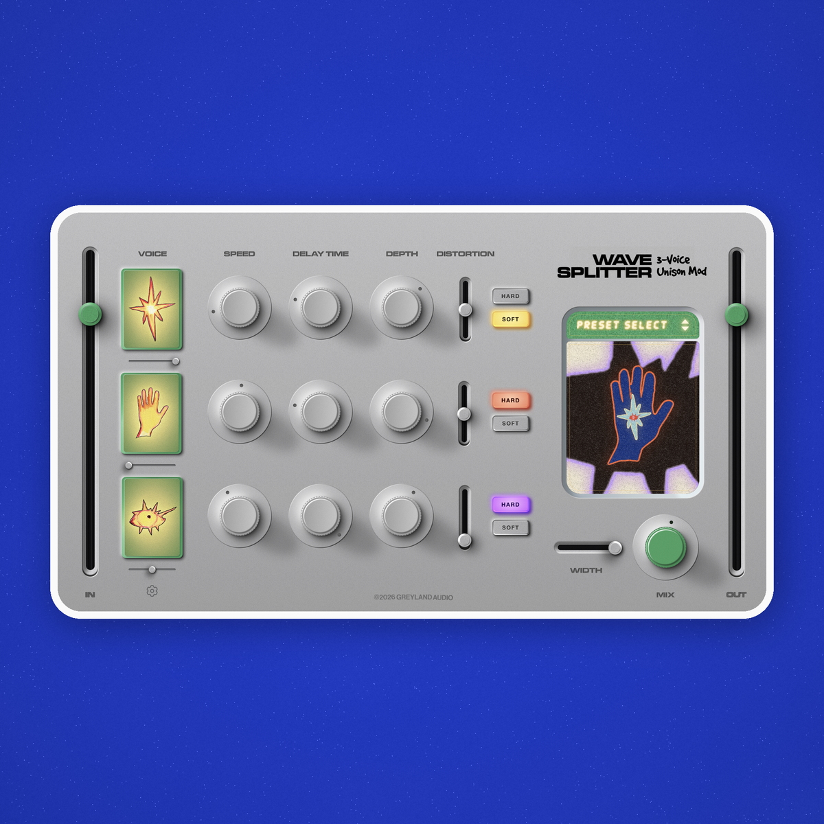 Wave Splitter: 3-Voice Unison Mod